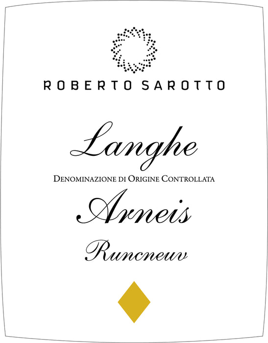 Roberto Sarotto Langhe DOC Arneis Runcneuv 2022